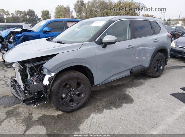 5N1BT3BA5TC792071 2026 NISSAN ROGUE Blue წინა მარცხენა ხედი სამი მეოთხედიდან