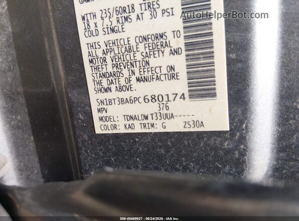 5N1BT3BA6PC680174 2023 NISSAN ROGUE Gray Widok komory silnika
