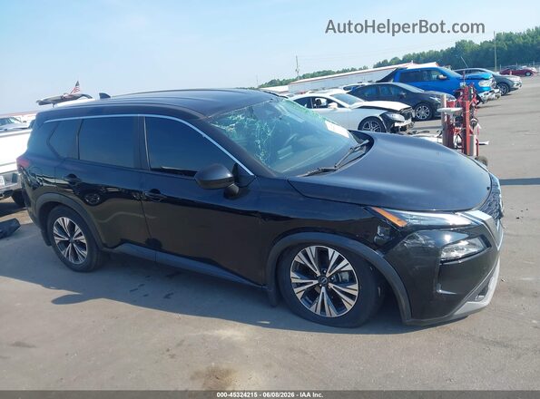 5N1BT3BA6PC812141 2023 NISSAN ROGUE Black Widok wnętrza z tyłu