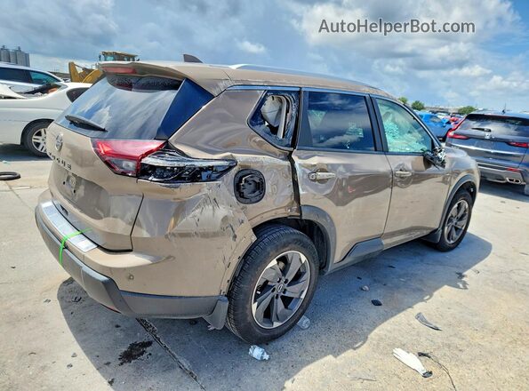 5N1BT3BA6SC675629 2025 NISSAN ROGUE Brown Trasero derecho