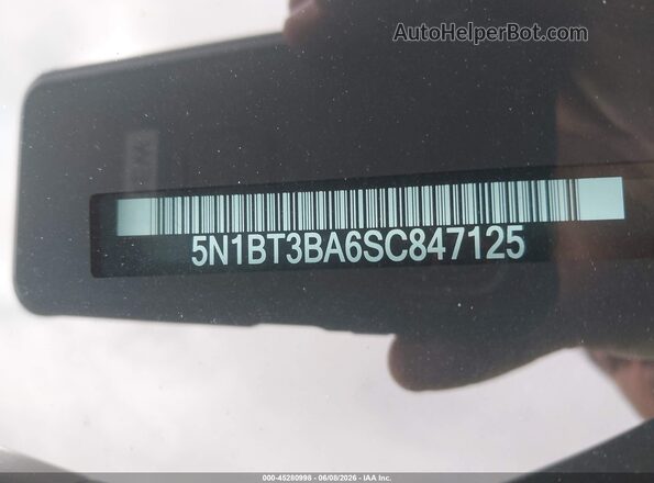 5N1BT3BA6SC847125 2025 NISSAN ROGUE Черный 