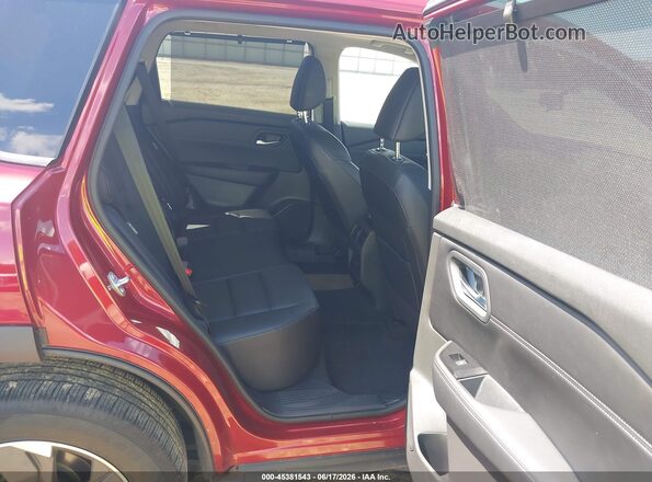 5N1BT3BA6SC854527 2025 NISSAN ROGUE Red Vista de la etiqueta del VIN