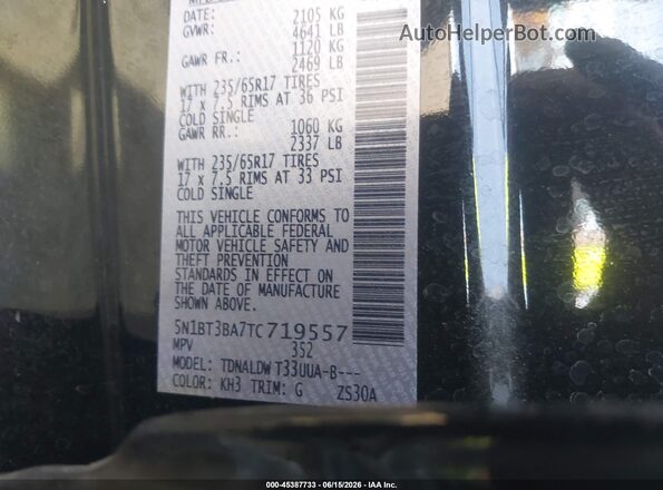 5N1BT3BA7TC719557 2026 NISSAN ROGUE Black 