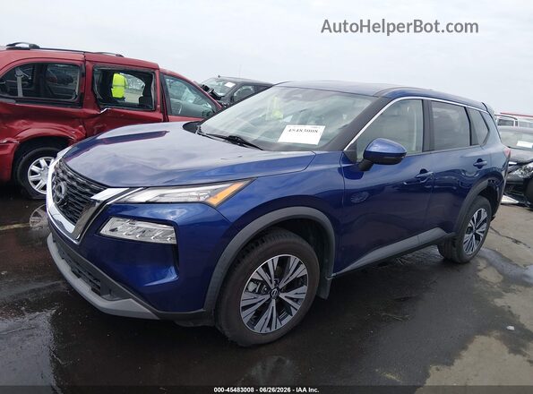 5N1BT3BA8PC676286 2023 NISSAN ROGUE Blue Front left