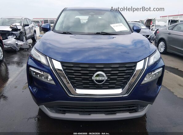 5N1BT3BA8PC676286 2023 NISSAN ROGUE Blue Instrument cluster view