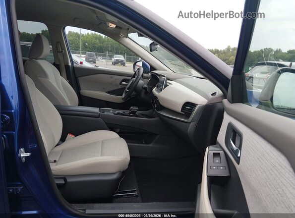 5N1BT3BA8PC676286 2023 NISSAN ROGUE Blue Front interior view