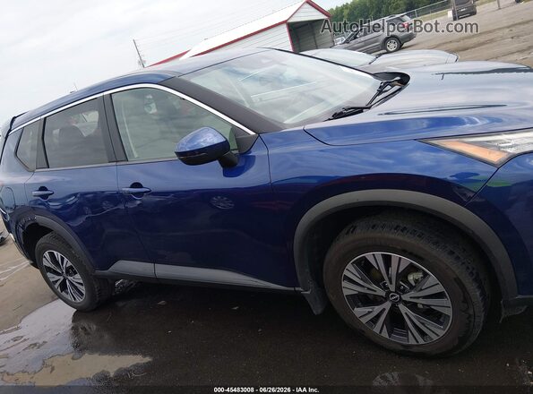5N1BT3BA8PC676286 2023 NISSAN ROGUE Blue Rear interior view