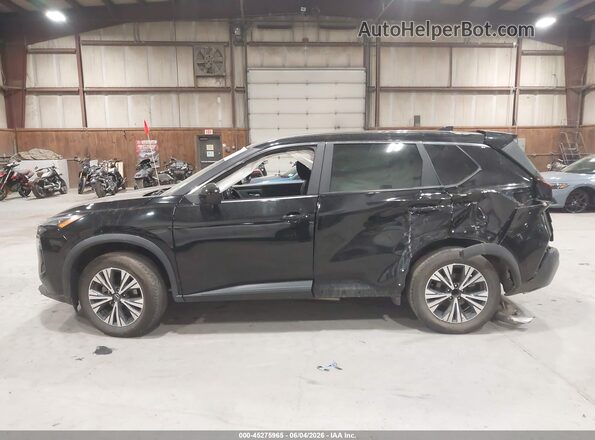 5N1BT3BA8PC833069 2023 NISSAN ROGUE Black Widok wnętrza 360 stopni