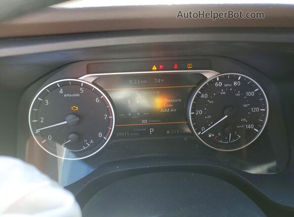 5N1BT3BA9PC867246 2023 NISSAN ROGUE White Widok zestawu wskaźników