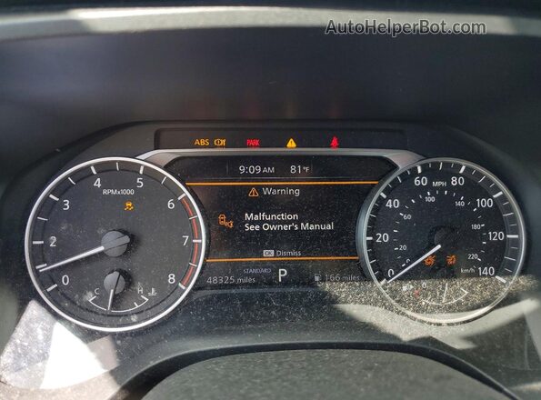 5N1BT3BA9SC777264 2025 NISSAN ROGUE White Вид щитка приладів