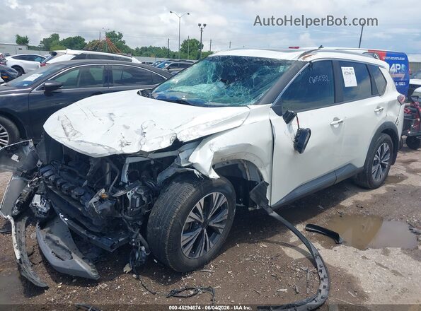 5N1BT3BAXPC779385 2023 NISSAN ROGUE White წინა მარცხენა ხედი სამი მეოთხედიდან