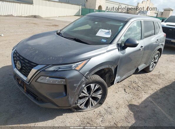 5N1BT3BAXPC794775 2023 NISSAN ROGUE Gray Առջևի ձախ երեք քառորդ տեսարան