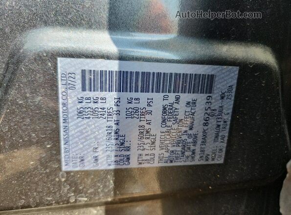 5N1BT3BAXPC862539 2023 NISSAN ROGUE Gray Շարժիչի բաժամունքի տեսք