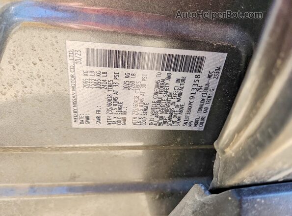 5N1BT3BAXPC913358 2023 NISSAN ROGUE Gray Սալոնի 360 աստիճան տեսք