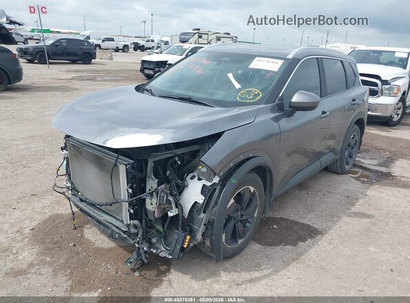 5N1BT3BAXSC822700 2025 NISSAN ROGUE Gray Առջևի ձախ երեք քառորդ տեսարան