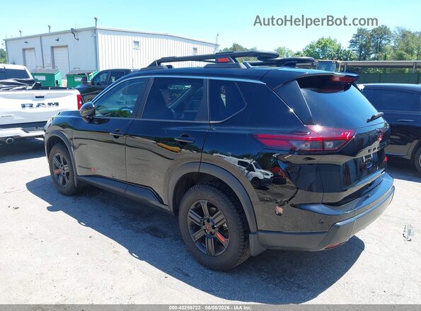5N1BT3BB0SC837019 2025 NISSAN ROGUE Black Задня ліва чверть