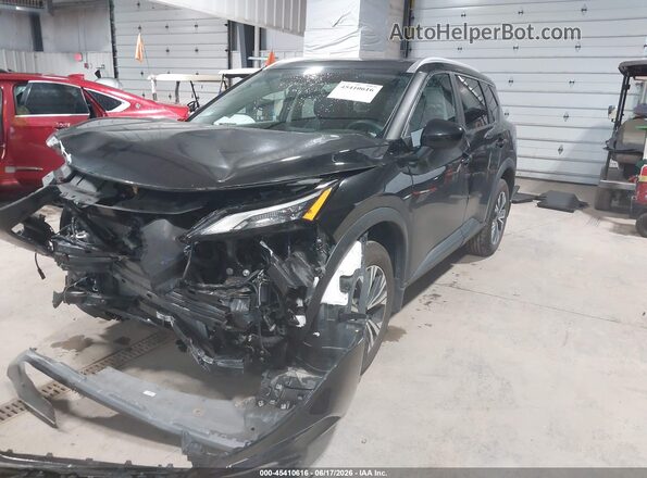 5N1BT3BB1PC770857 2023 NISSAN ROGUE Black წინა მარცხენა ხედი სამი მეოთხედიდან