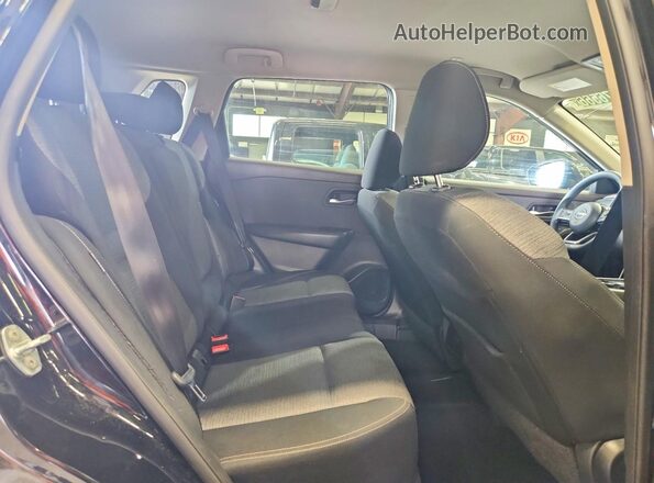 5N1BT3BB1PC830152 2023 NISSAN ROGUE Black უკანა სალონის ხედი