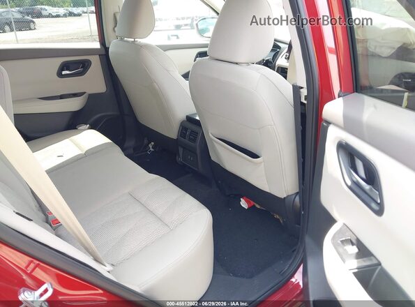5N1BT3BB1SC851317 2025 NISSAN ROGUE Red VIN კოდის სტიკერის ხედი