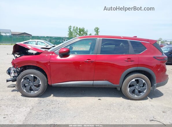 5N1BT3BB1SC851317 2025 NISSAN ROGUE Red სალონის 360-გრადუსიანი ხედი