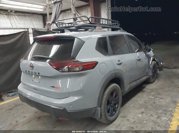 5N1BT3BB3SC792268 2025 NISSAN ROGUE Серый Задняя правая четверть