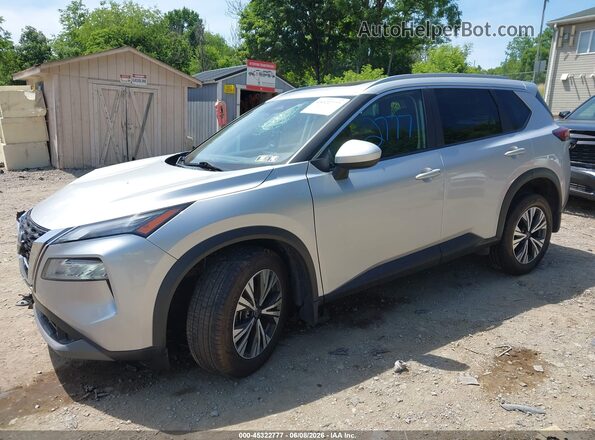 5N1BT3BB4PC878227 2023 NISSAN ROGUE Silver Առջևի ձախ երեք քառորդ տեսարան