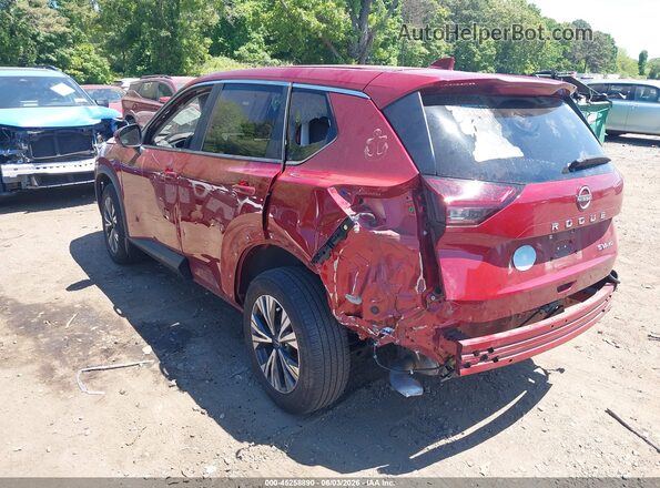 5N1BT3BB5PC852784 2023 NISSAN ROGUE Красный Задняя левая четверть