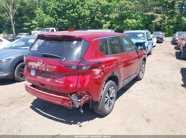 5N1BT3BB5PC852784 2023 NISSAN ROGUE Красный Задняя правая четверть