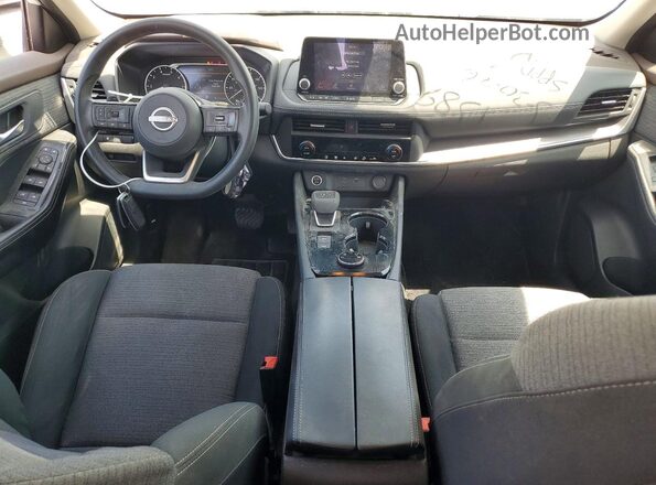 5N1BT3BB7PC793401 2023 NISSAN ROGUE White Вид панелі приладів