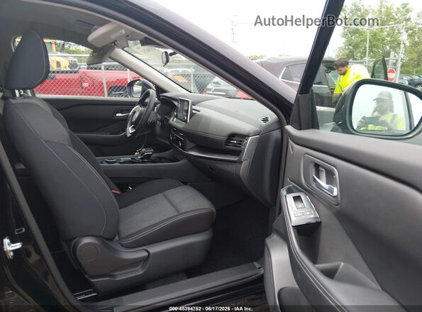 5N1BT3BB7RC745397 2024 NISSAN ROGUE Black Widok wnętrza z przodu