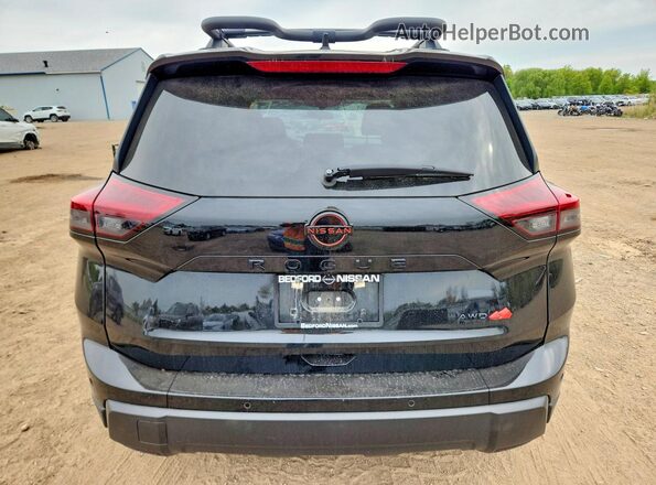 5N1BT3BB7SC768975 2025 NISSAN ROGUE Black Հետևի տեսք