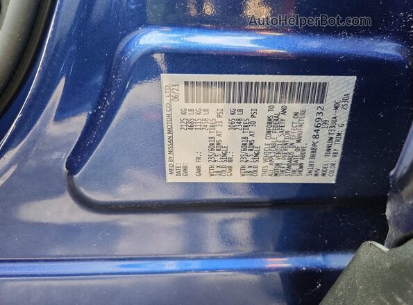 5N1BT3BB8PC846932 2023 NISSAN ROGUE Blue 