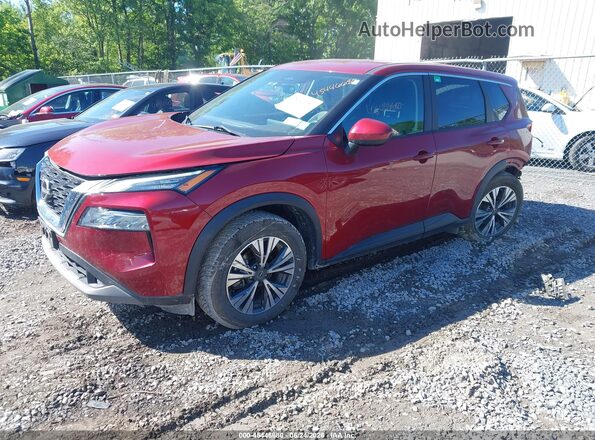 5N1BT3BB8PC853749 2023 NISSAN ROGUE Red Vista tres cuartos delantera izquierda