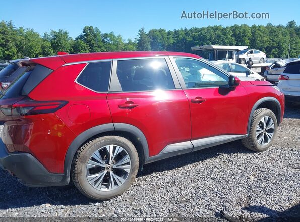 5N1BT3BB8PC853749 2023 NISSAN ROGUE Red Vista interior trasera