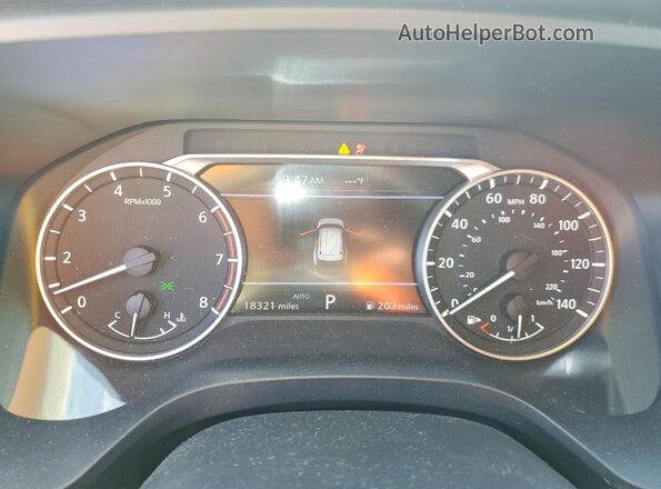 5N1BT3BB8SC789687 2025 NISSAN ROGUE White Widok zestawu wskaźników