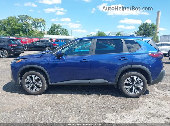 5N1BT3BBXPC842896 2023 NISSAN ROGUE Blue Widok wnętrza 360 stopni
