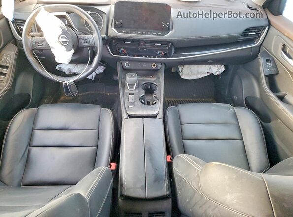 5N1BT3CA2PC743396 2023 NISSAN ROGUE Charcoal Առջևի վահանակի տեսք
