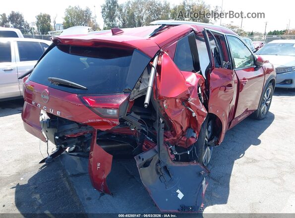 5N1BT3CA4PC672301 2023 NISSAN ROGUE Red Trasero derecho