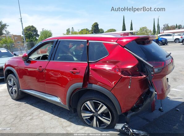 5N1BT3CA4PC672301 2023 NISSAN ROGUE Red Vista interior de 360 grados