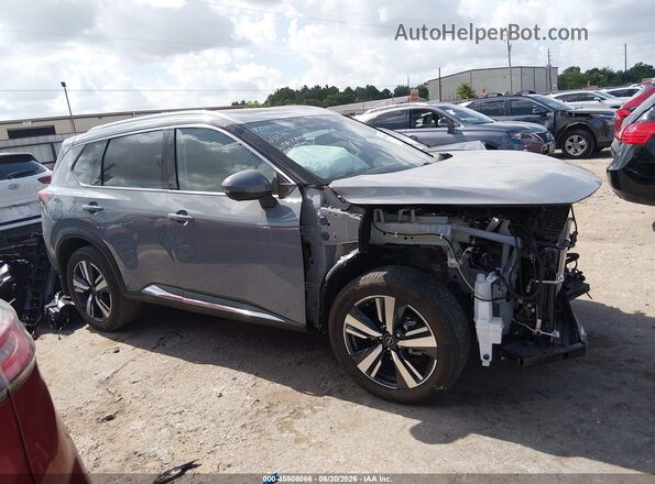 5N1BT3CA7PC912408 2023 NISSAN ROGUE Gray Widok wnętrza 360 stopni