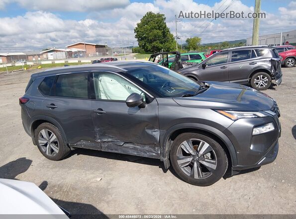 5N1BT3CB2PC814153 2023 NISSAN ROGUE Серый Вид задней части салона