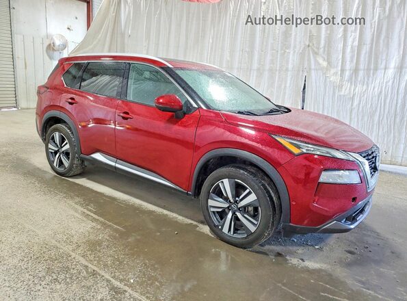 5N1BT3CB4PC807981 2023 NISSAN ROGUE Red Front right