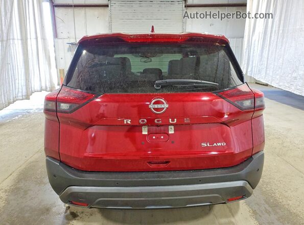 5N1BT3CB4PC807981 2023 NISSAN ROGUE Red Rear view