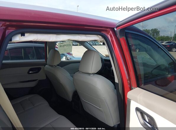 5N1BT3CB6SC850808 2025 NISSAN ROGUE Red Widok naklejki z numerem VIN