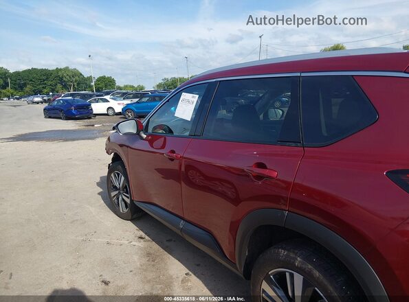 5N1BT3CB6SC850808 2025 NISSAN ROGUE Red Widok wnętrza 360 stopni