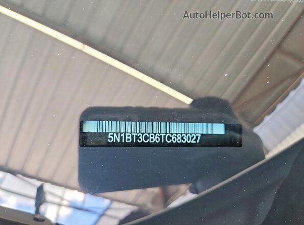 5N1BT3CB6TC683027 2026 NISSAN ROGUE White VIN კოდის სტიკერის ხედი