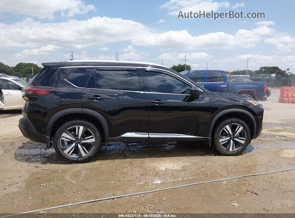 5N1BT3CB7PC795485 2023 NISSAN ROGUE Черный Вид задней части салона