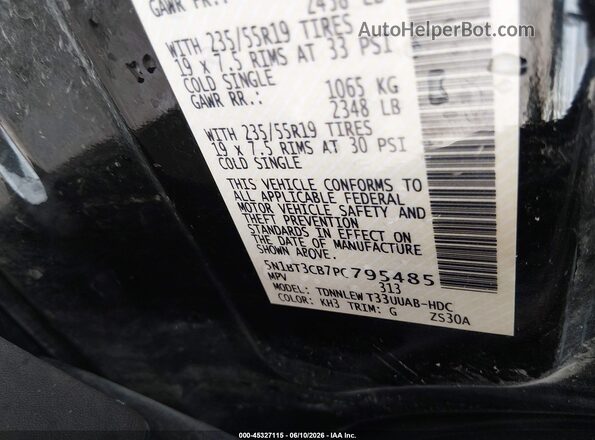 5N1BT3CB7PC795485 2023 NISSAN ROGUE Черный Вид подкапотного пространства