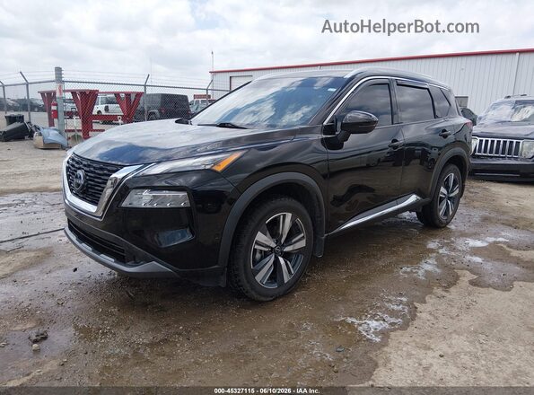 5N1BT3CB7PC795485 2023 NISSAN ROGUE Черный Передняя левая четверть