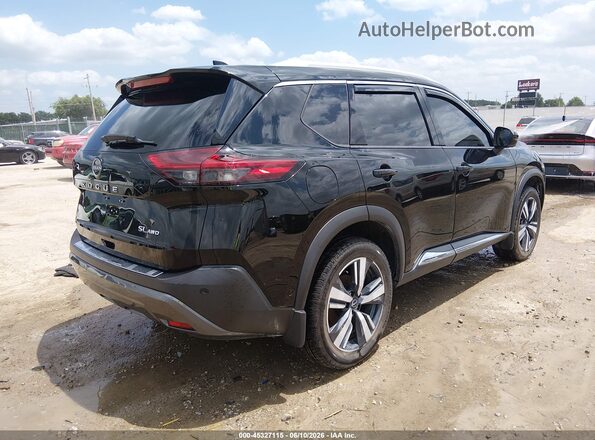 5N1BT3CB7PC795485 2023 NISSAN ROGUE Черный Задняя правая четверть